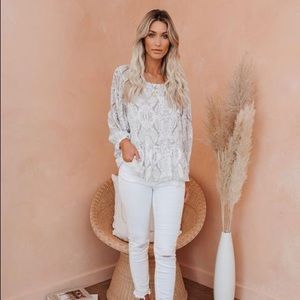 Vici Casablanca Paisley Printed Top